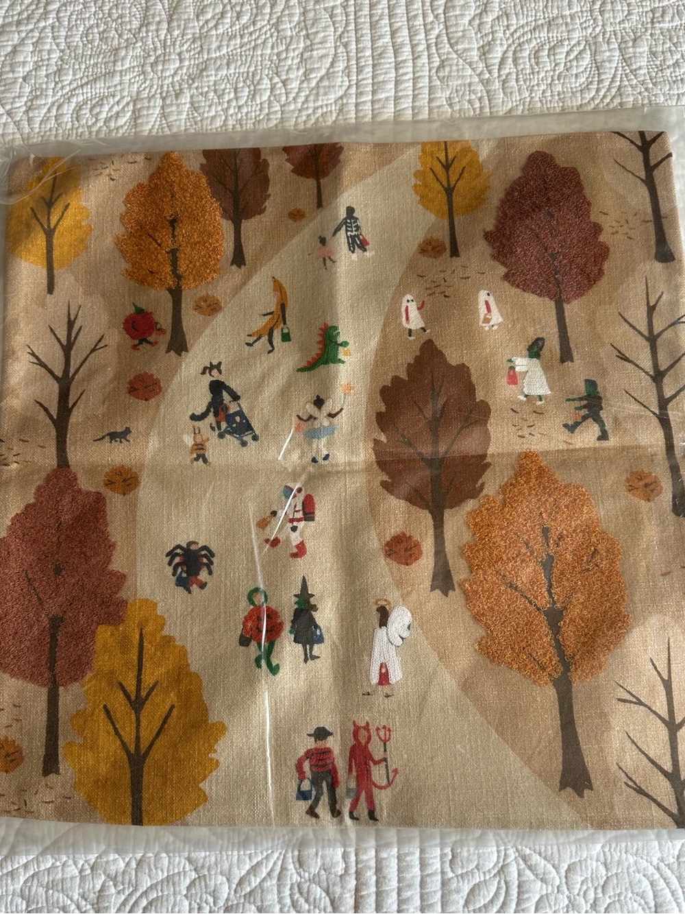 West Elm x Nicole Cicak Halloween Trick-or-Treat Pillow Cover 20x20 NWT